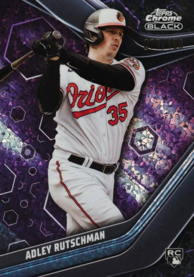 2023 Topps Chrome Black Adley Rutschman #50 Baseball Card