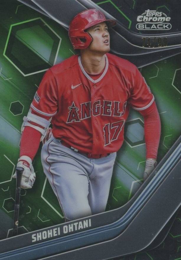 2023 Topps Chrome Black Shohei Ohtani #2 Baseball Card