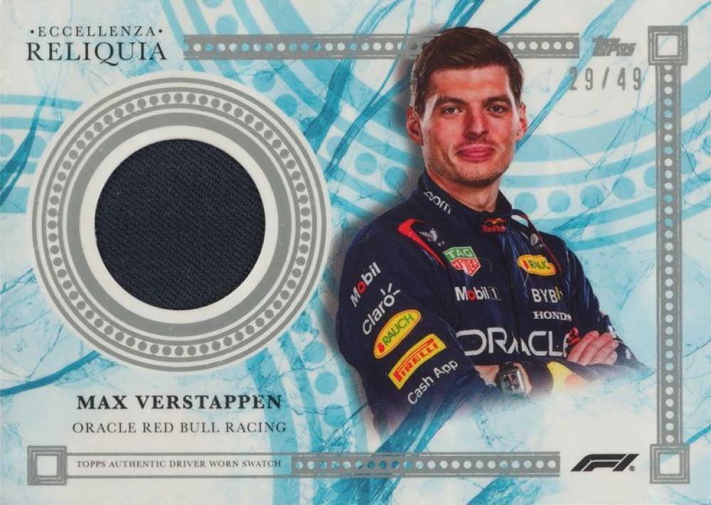 2023 Topps Eccellenza Formula 1 Reliquia Max Verstappen # Other Sports Card