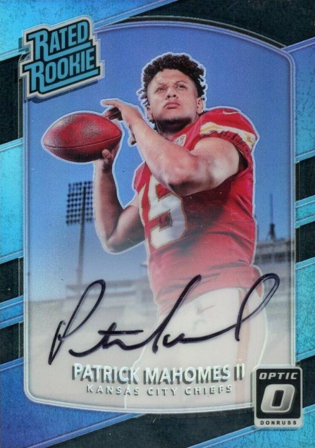 2017 Panini Donruss Optic Patrick Mahomes II #177 Football Card