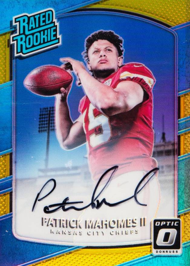 2017 Panini Donruss Optic Patrick Mahomes II #177 Football Card