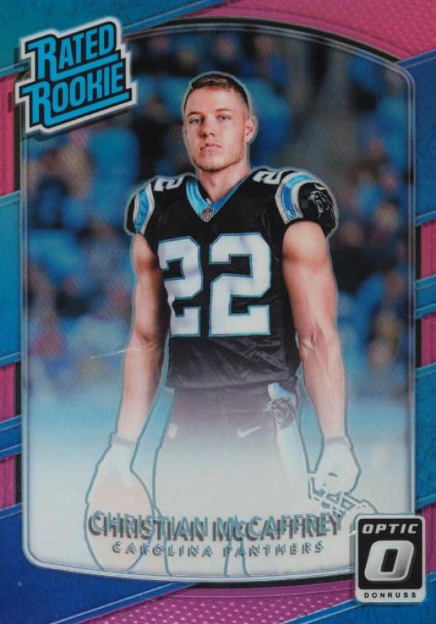 2017 Panini Donruss Optic Christian McCaffrey #168 Football Card