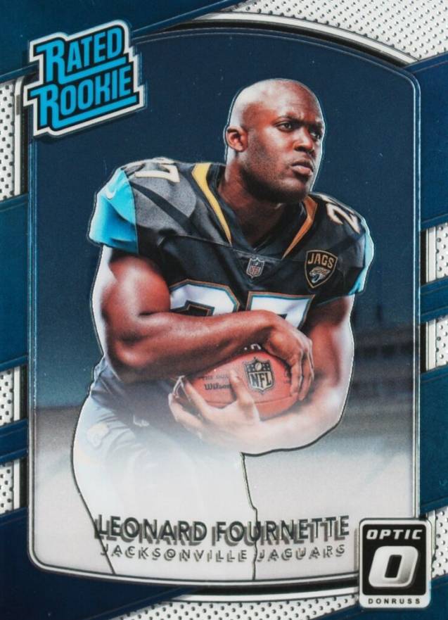 2017 Panini Donruss Optic Leonard Fournette #169 Football Card