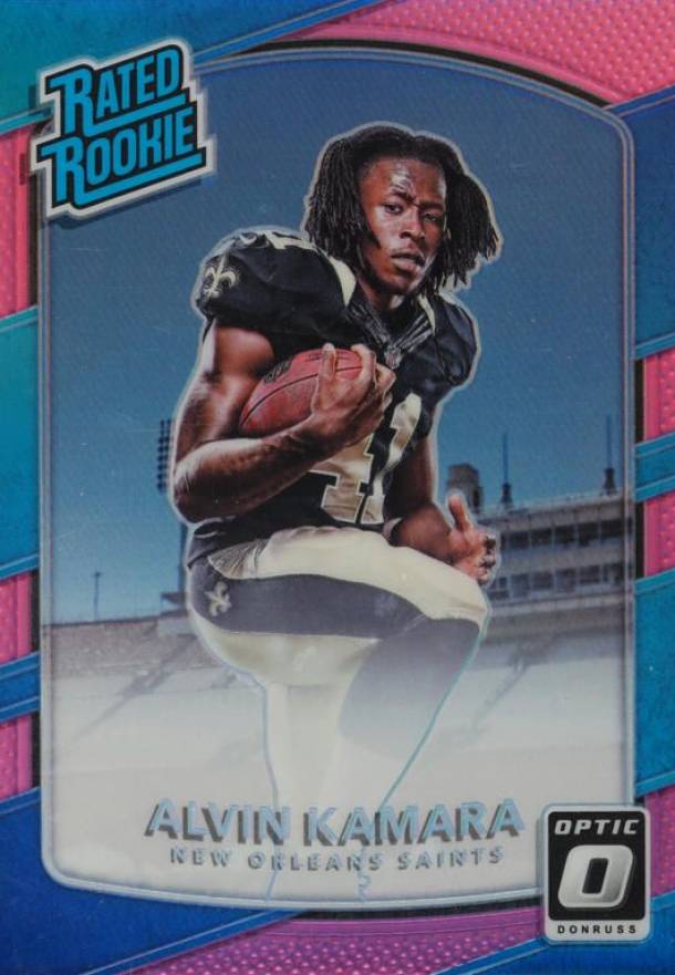 2017 Panini Donruss Optic Alvin Kamara #199 Football Card