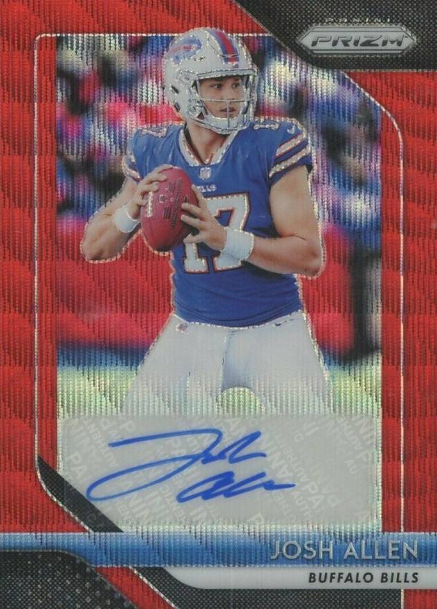 2018 Panini Prizm Rookie Autographs Josh Allen #JA Football Card