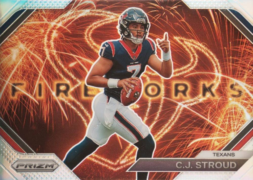 2023 Panini Prizm Fireworks CJ Stroud #F10 Football Card