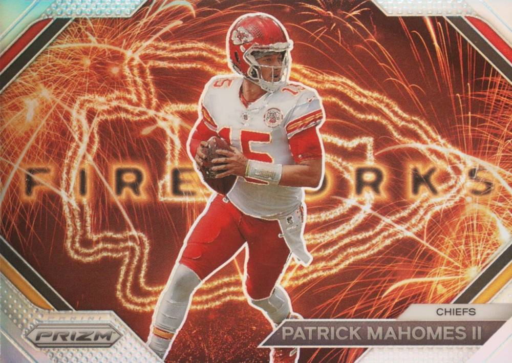 2023 Panini Prizm Fireworks Patrick Mahomes II #F2 Football Card