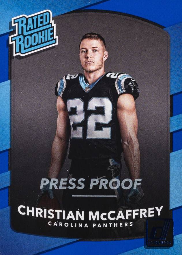 2017 Panini Donruss Christian McCaffrey #318 Football Card