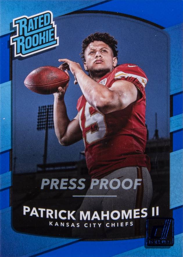 2017 Panini Donruss Patrick Mahomes II #327 Football Card