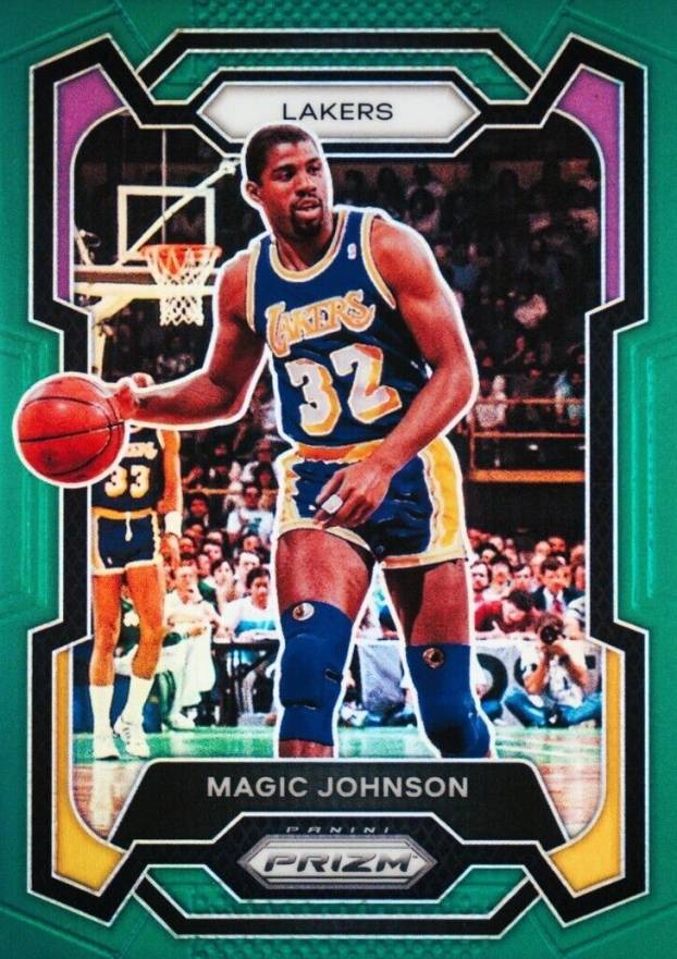 2023 Panini Prizm Magic Johnson #185 Basketball Card