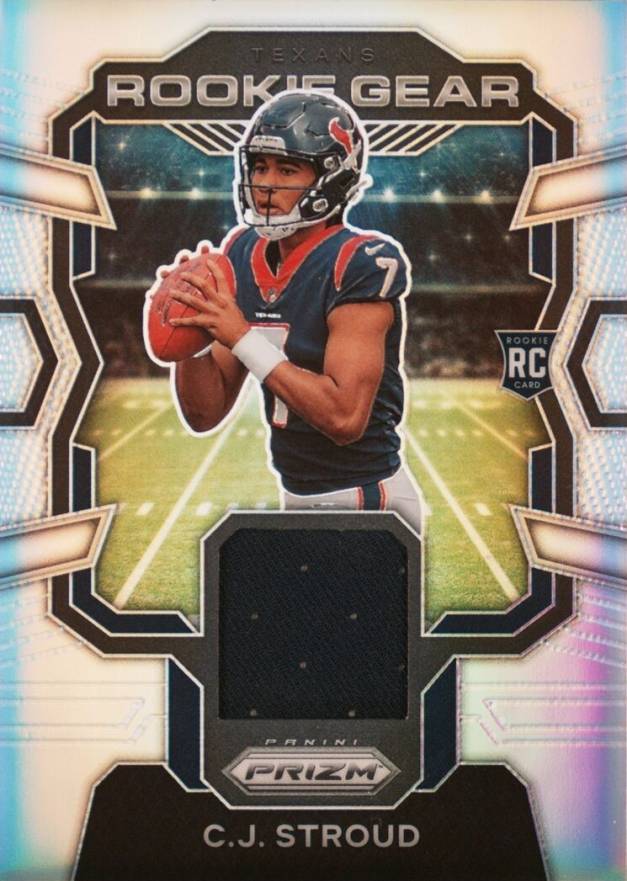 2023 Panini Prizm Rookie Gear CJ Stroud #RGCJS Football Card