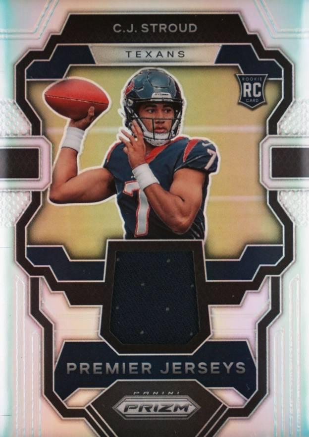 2023 Panini Prizm Premier Jerseys CJ Stroud #PJCJS Football Card