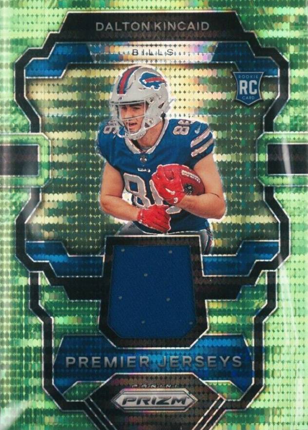 2023 Panini Prizm Premier Jerseys Dalton Kincaid #PJDK Football Card