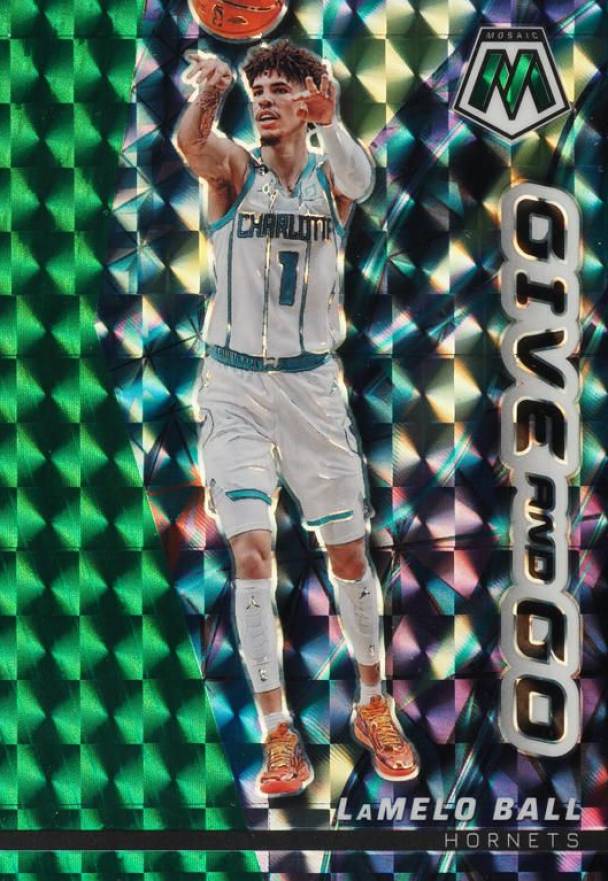 2022 Panini Mosaic Give and Go LaMelo Ball #1 Basketball Card