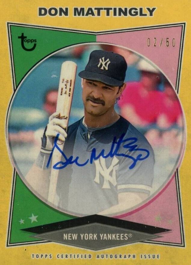 2023 Topps Brooklyn Collection Autograph Don Mattingly #DM Baseball Card