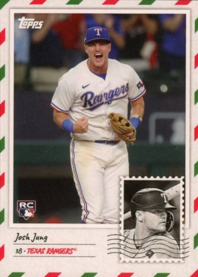 2023 Topps Holiday Countdown Josh Jung #14 Baseball Card