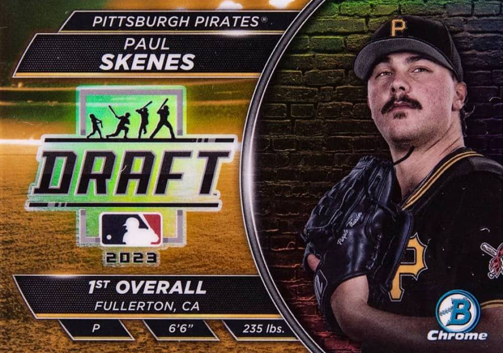 2023 Bowman Draft Bowman Draft Night Paul Skenes #BDN7 Baseball Card