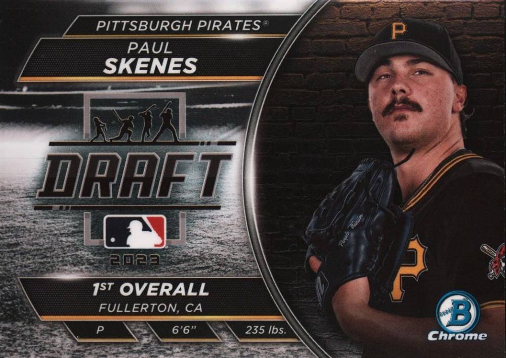 2023 Bowman Draft Bowman Draft Night Paul Skenes #BDN7 Baseball Card