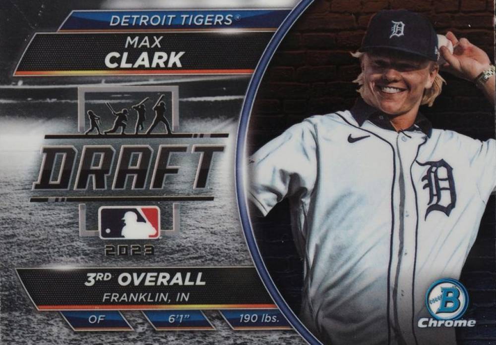 2023 Bowman Draft Bowman Draft Night Max Clark #BDN8 Baseball Card