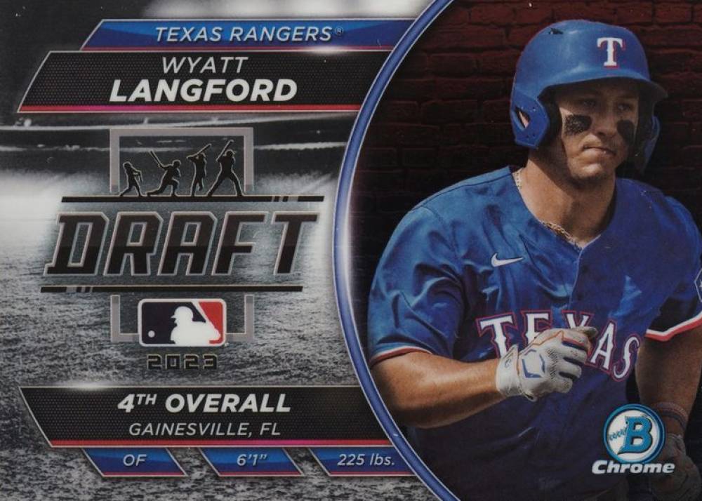 2023 Bowman Draft Bowman Draft Night Wyatt Langford #BDN9 Baseball Card