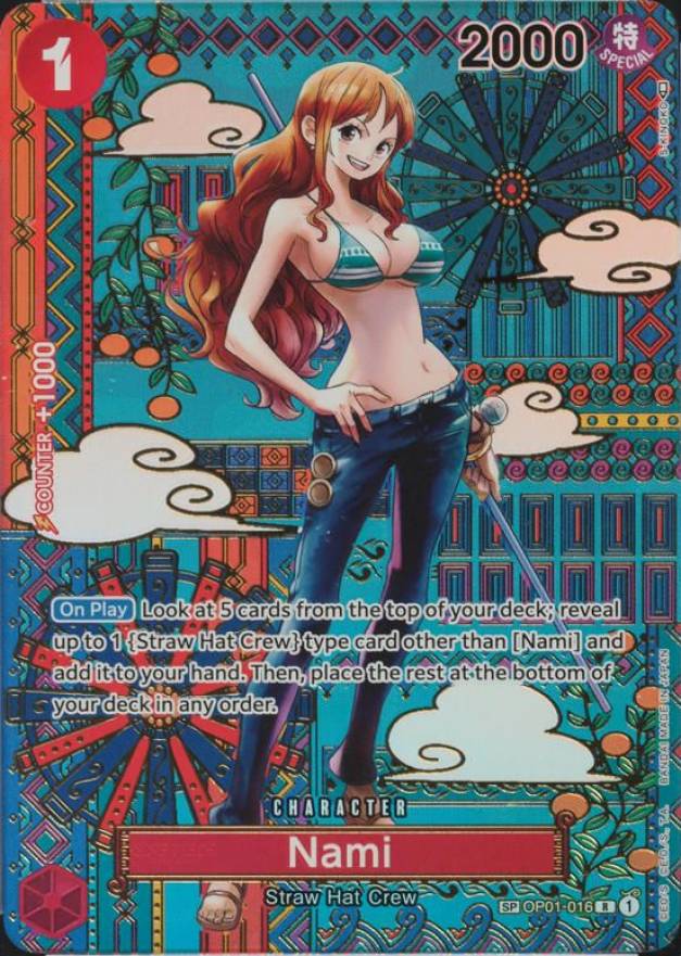 2023 One Piece Awakening of the New Era Nami #016 TCG Card