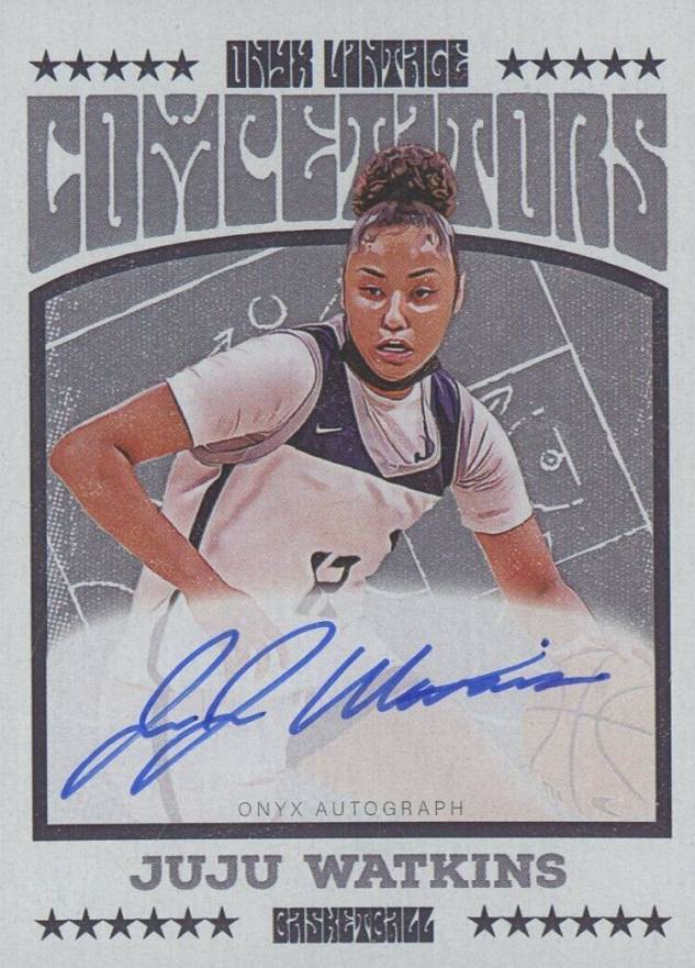 2023 Onyx Vintage Competitors Autographs Juju Watkins #CAWA Basketball Card