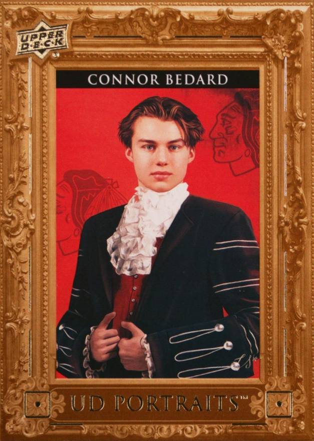 2023 Upper Deck UD Portraits Connor Bedard #P60 Hockey Card