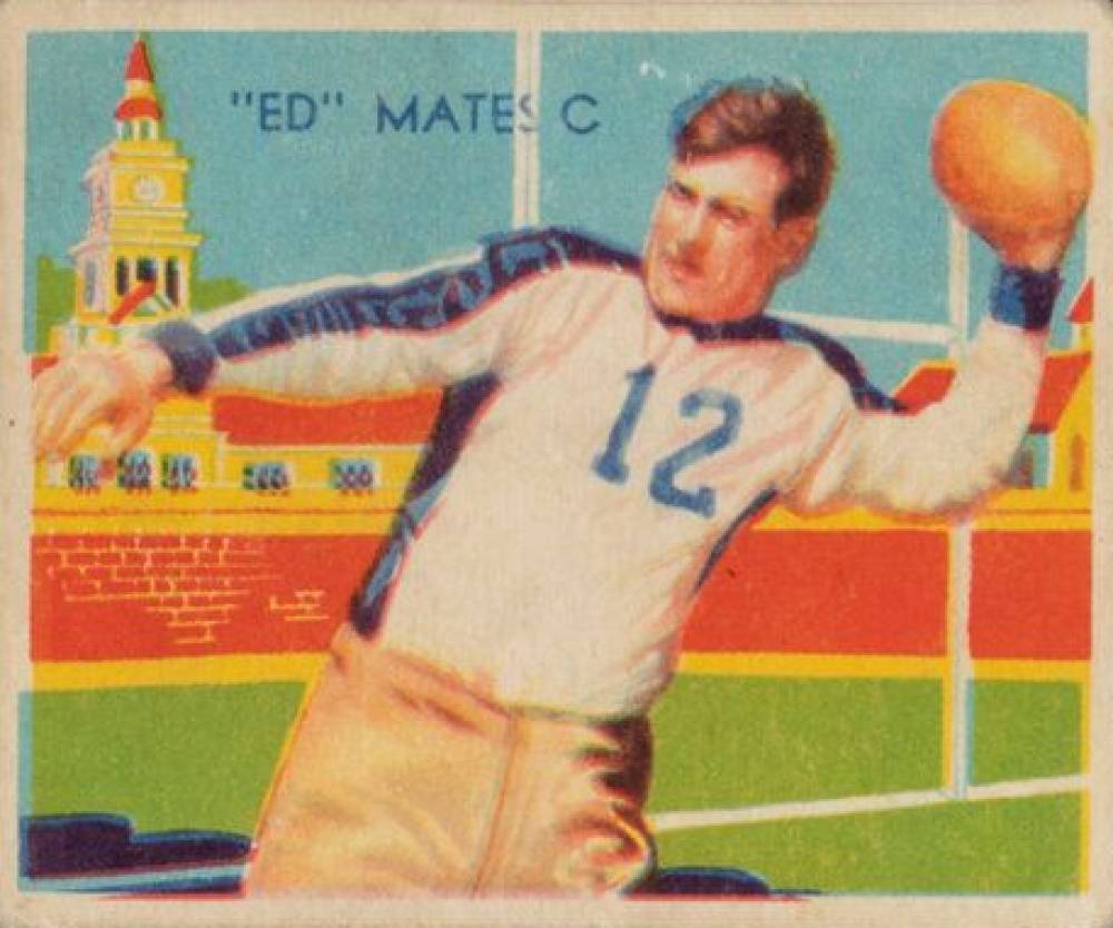 1935 National Chicle Ed Matesic #4e Football Card