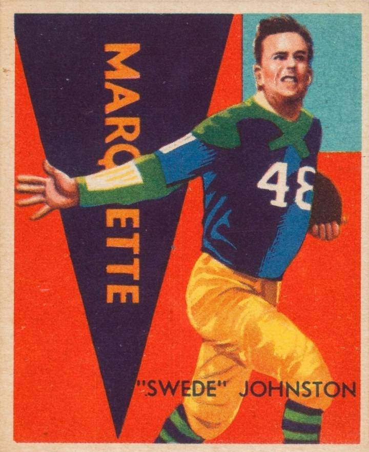 1935 National Chicle Swede Johnston #32 Football Card