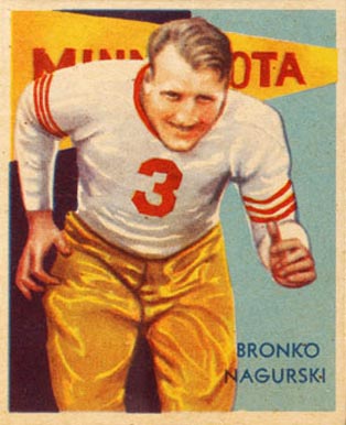 1935 National Chicle Bronko Nagurski #34 Football Card