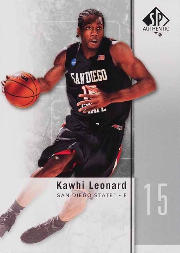 2011 SP Authentic Kawhi Leonard #27 Basketball Card