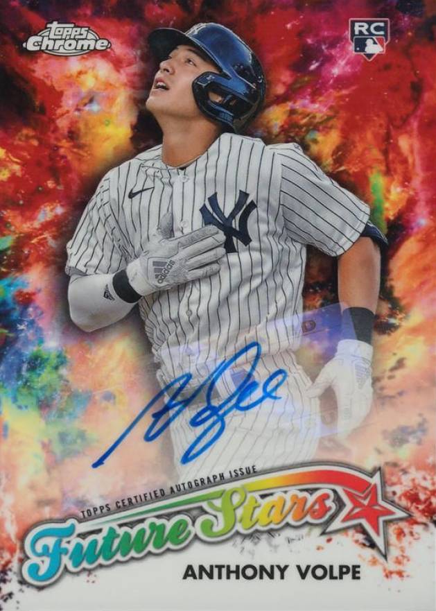 2023 Topps Chrome Update Future Stars Autograph Anthony Volpe #FSAAV Baseball Card