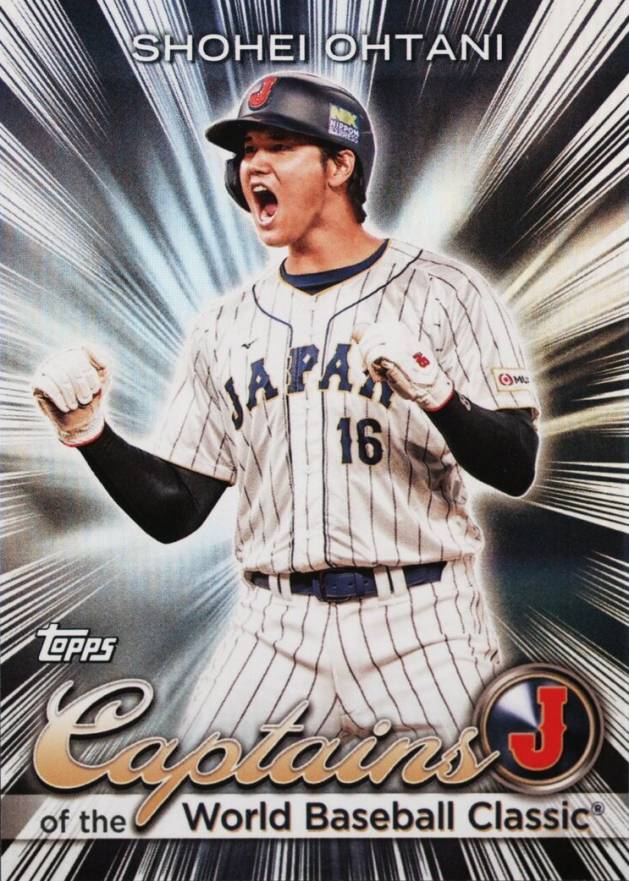 2023 Topps World Baseball Classic Captains of the WBC Shohei Ohtani #CC12 Baseball Card