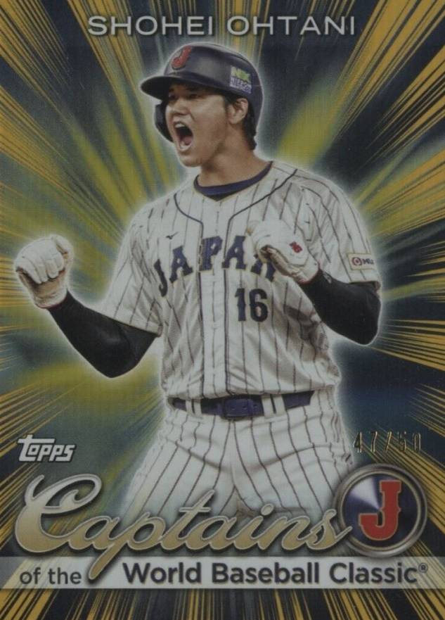 2023 Topps World Baseball Classic Captains of the WBC Shohei Ohtani #CC12 Baseball Card