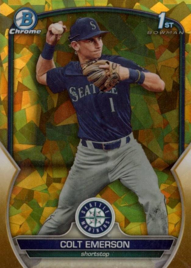 2023 Bowman Draft Sapphire Edition Colt Emerson #BDC42 Baseball Card