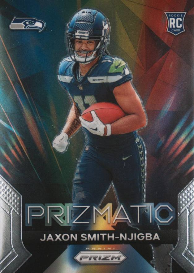 2023 Panini Prizm Prizmatic Jaxon Smith-Njigba #1 Football Card