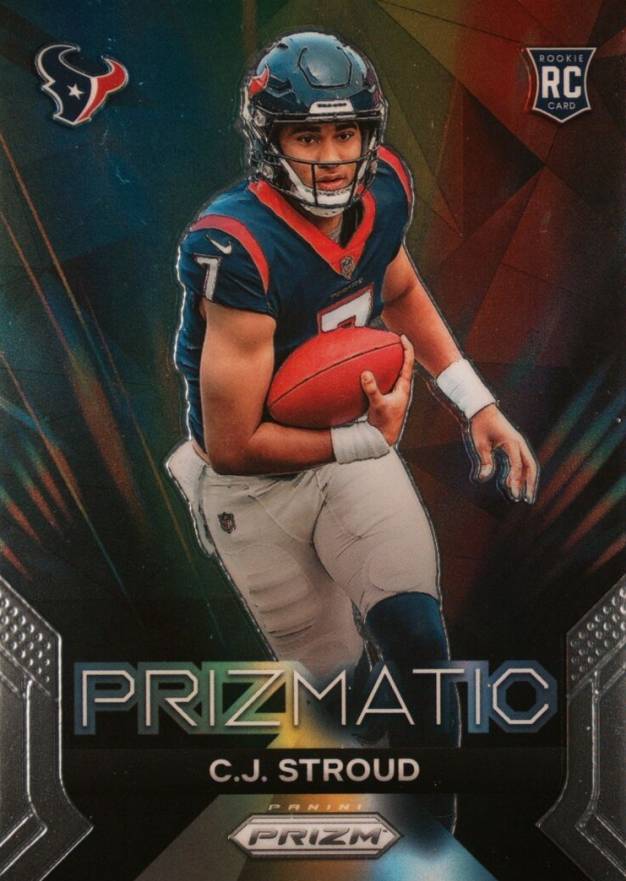 2023 Panini Prizm Prizmatic CJ Stroud #6 Football Card