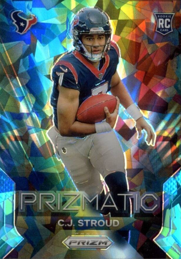 2023 Panini Prizm Prizmatic CJ Stroud #6 Football Card