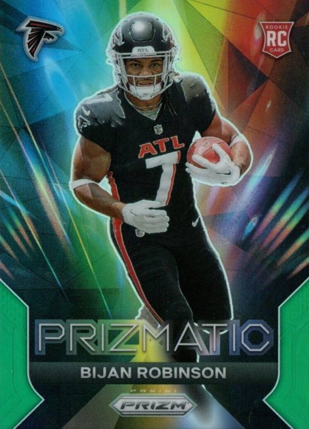 2023 Panini Prizm Prizmatic Bijan Robinson #19 Football Card