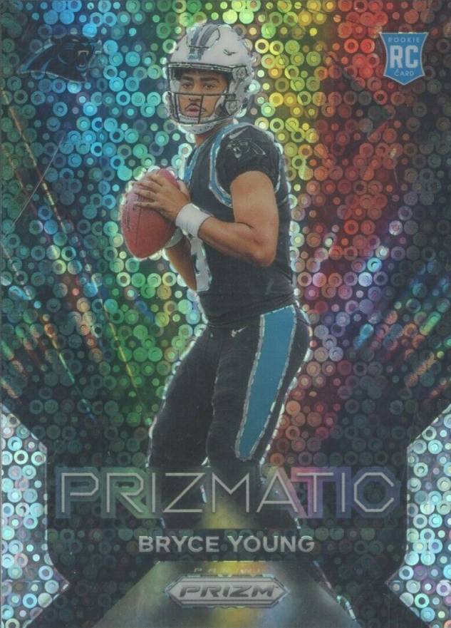 2023 Panini Prizm Prizmatic Bryce Young #4 Football Card