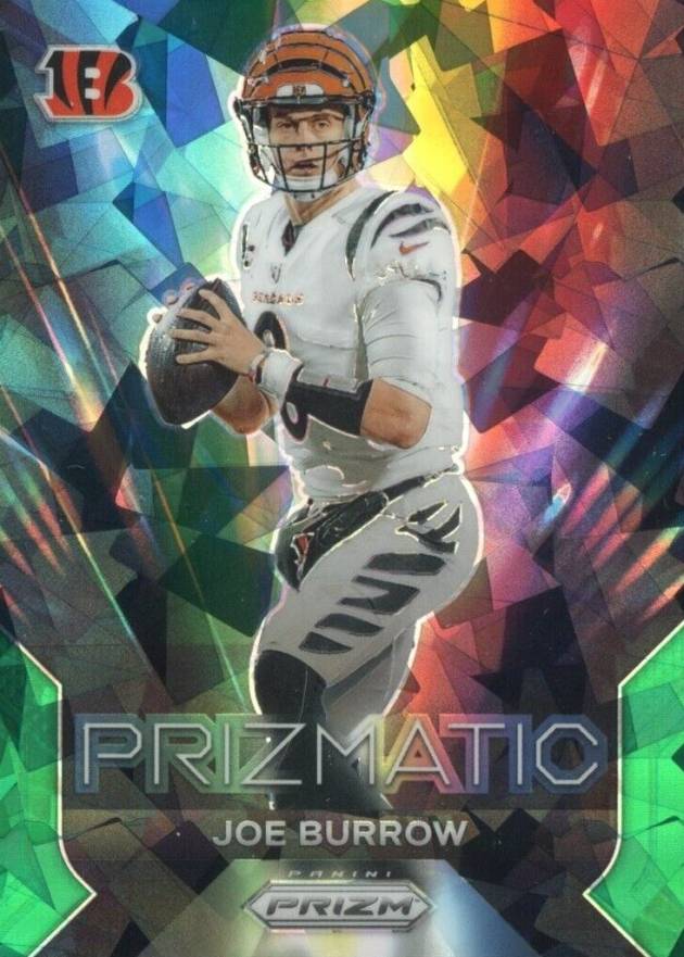 2023 Panini Prizm Prizmatic Joe Burrow #9 Football Card