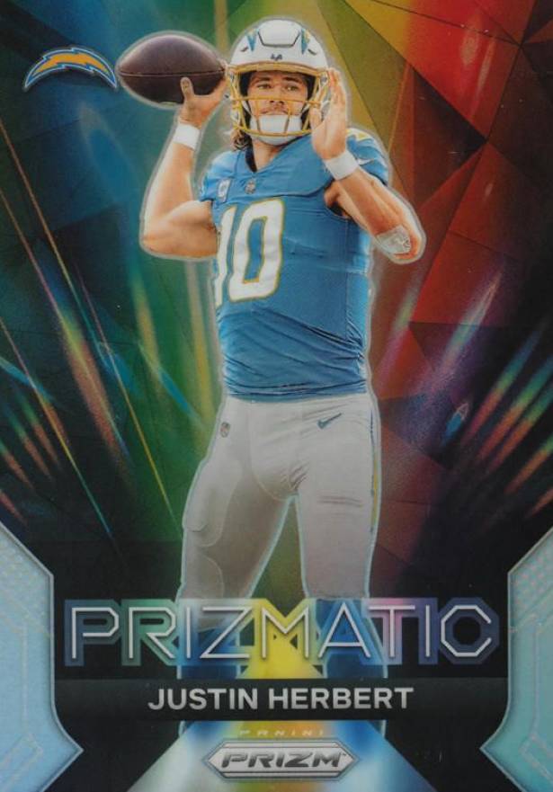 2023 Panini Prizm Prizmatic Justin Herbert #11 Football Card