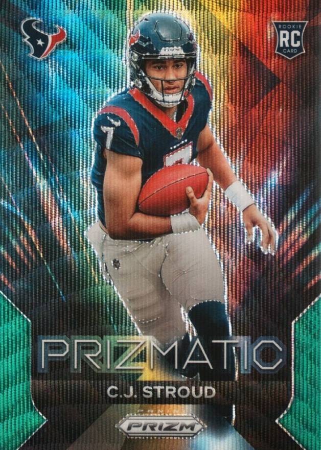 2023 Panini Prizm Prizmatic CJ Stroud #6 Football Card