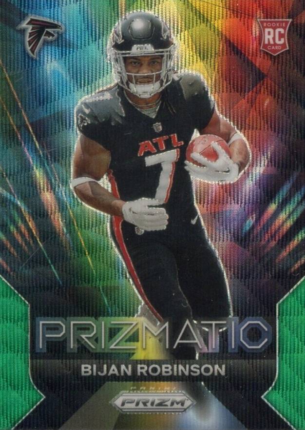 2023 Panini Prizm Prizmatic Bijan Robinson #19 Football Card