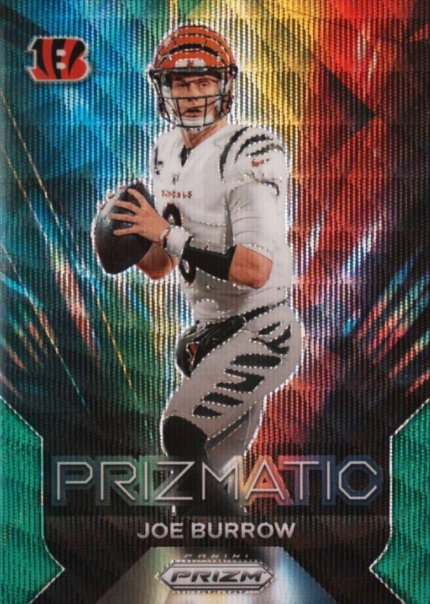 2023 Panini Prizm Prizmatic Joe Burrow #9 Football Card