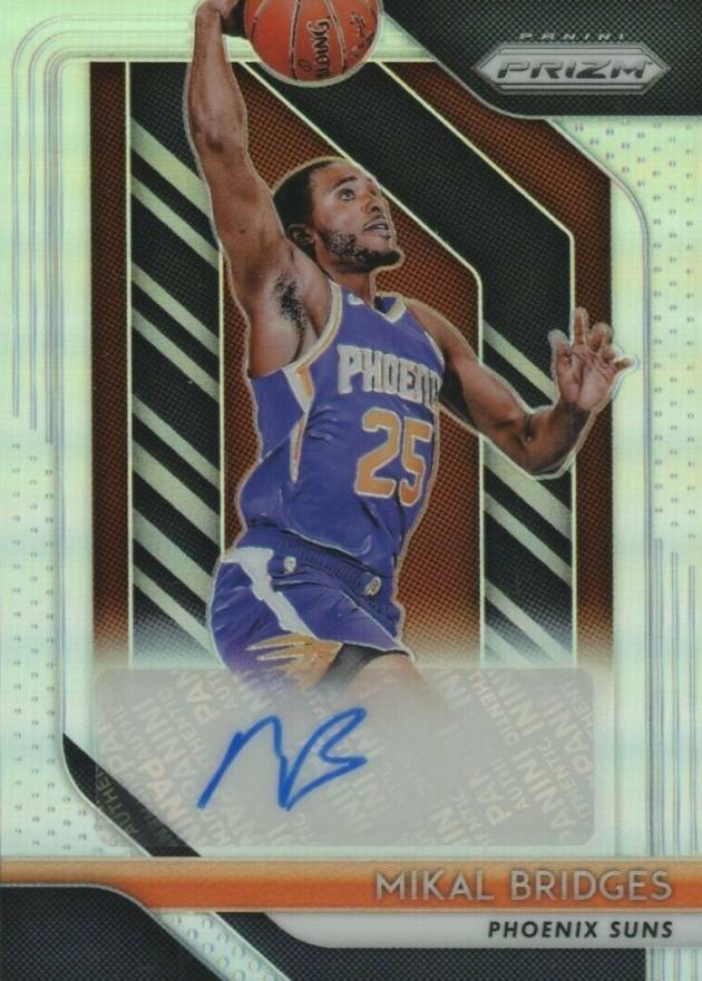 2018 Panini Prizm Rookie Signatures Mikal Bridges #RSMKB Basketball Card