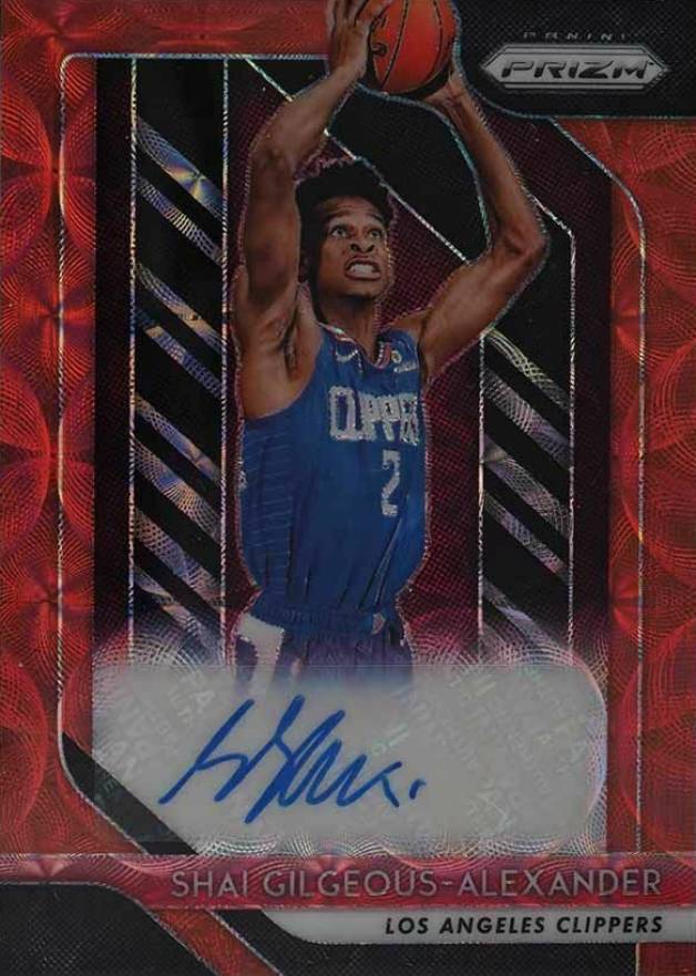 2018 Panini Prizm Rookie Signatures Shai Gilgeous-Alexander #RSSGA Basketball Card