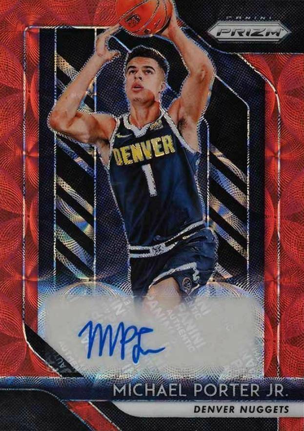 2018 Panini Prizm Rookie Signatures Michael Porter Jr. #RSMPJ Basketball Card