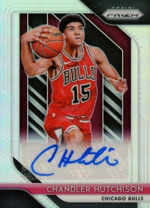 2018 Panini Prizm Rookie Signatures Chandler Hutchison #RSCHS Basketball Card