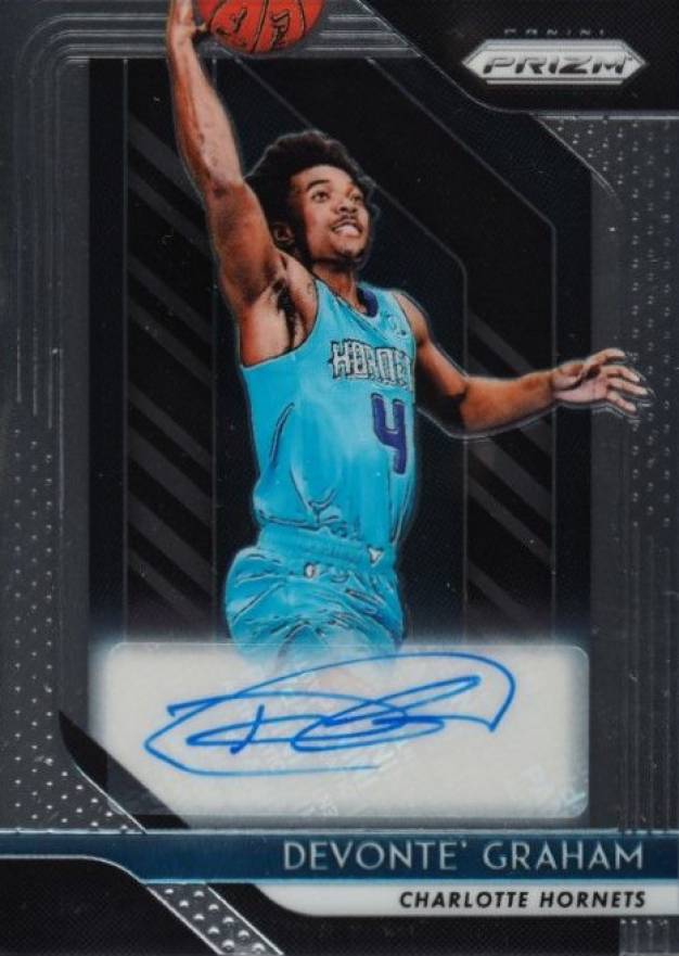 2018 Panini Prizm Rookie Signatures Devonte' Graham #RSDGR Basketball Card